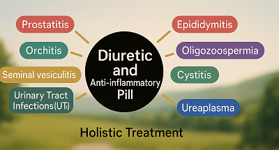 DiureticandAnti-inflammatoryPillcanTreatConditionsOtherThanProstatitis