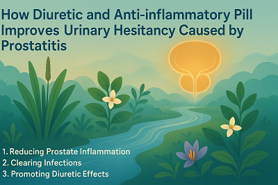 HowDiureticandAnti-inflammatoryPillImprovesUrinaryHesitancyCausedbyProstatitis