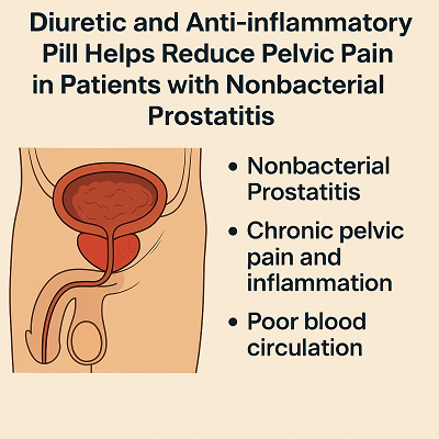 DiureticandAnti-inflammatoryPillHelpsReducePelvicPaininPatientswithNonbacterialProstatitis