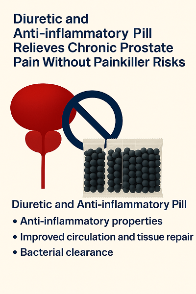 DiureticandAnti-inflammatoryPillRelievesChronicProstatePainWithoutPainkillerRisks